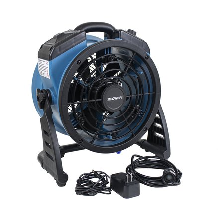 Xpower XPOWER’s FM-65B misting fan provides power, portability, & versatility, so you can beat the heat all year. Rechargeable battery, no outlet required! FM-65B